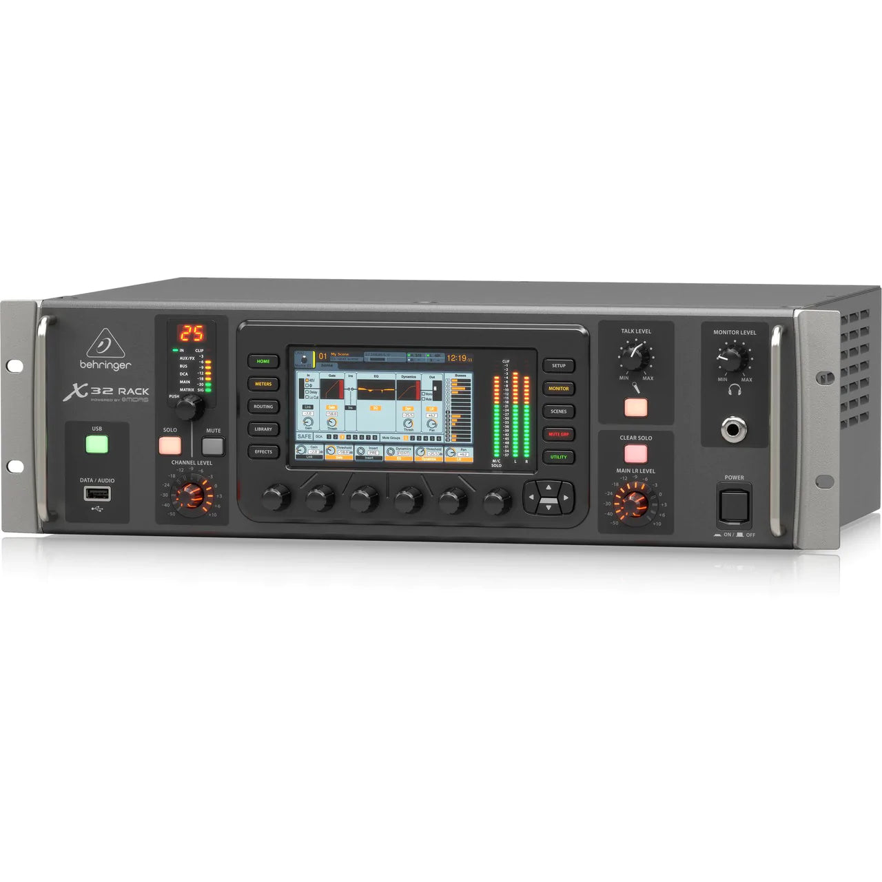 Behringer X32 RACK Mezcladora Digital 40 Canales con Efectos e Interfaz de Audio