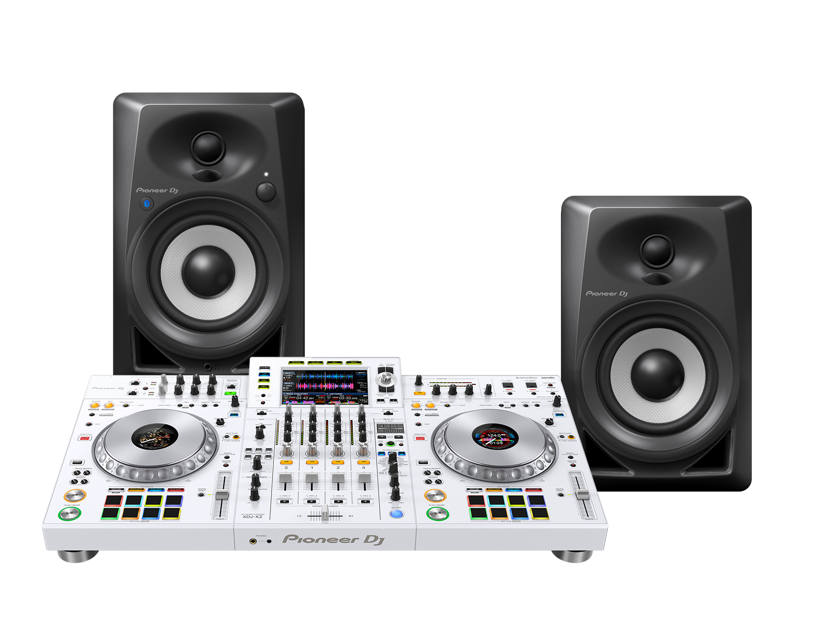 Pioneer Professional 4-Channel System and Pair of Monitors Package