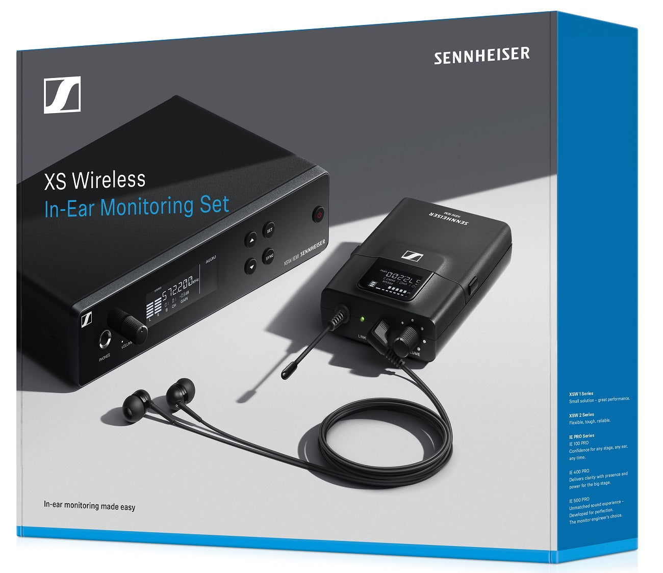 Sistema Inalámbrico Para Monitoreo Sennheiser Xsw Iem Set