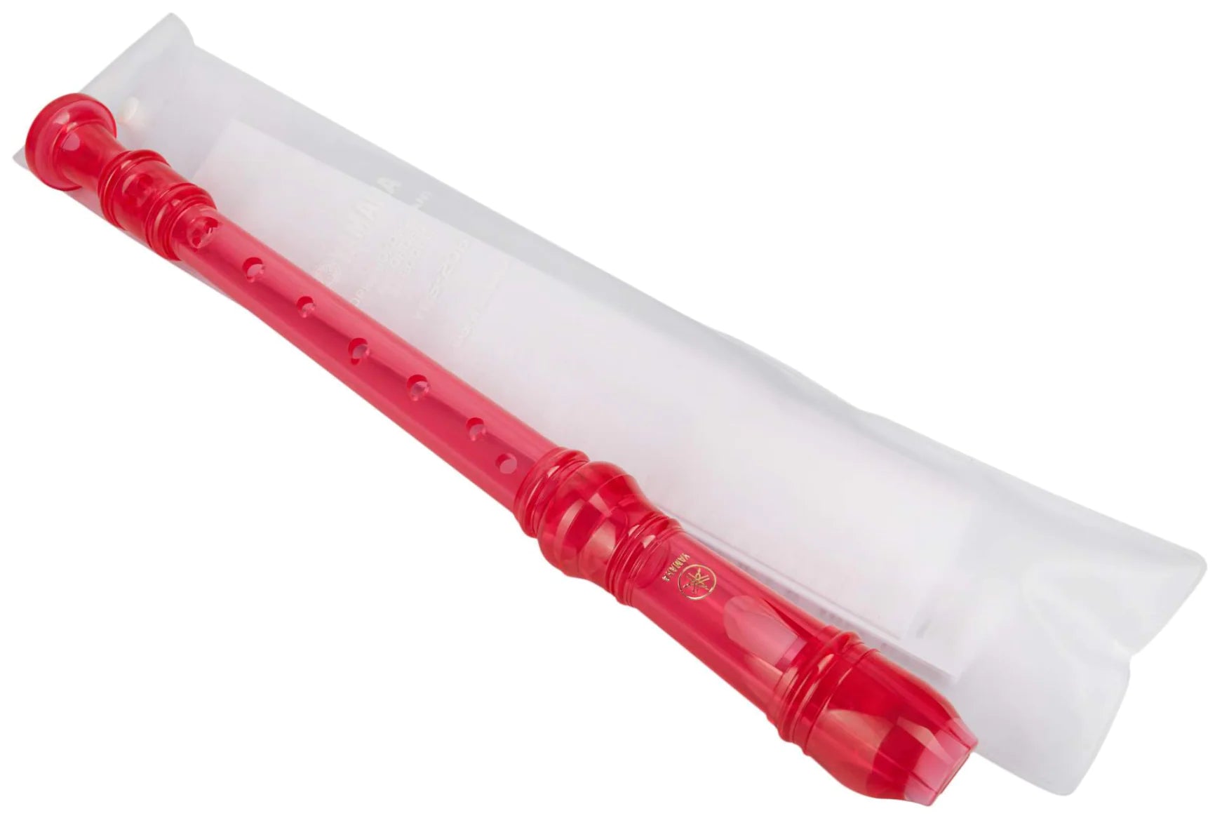Yamaha Yrs20bp Flauta Dulce Escolar Con Funda Rojo