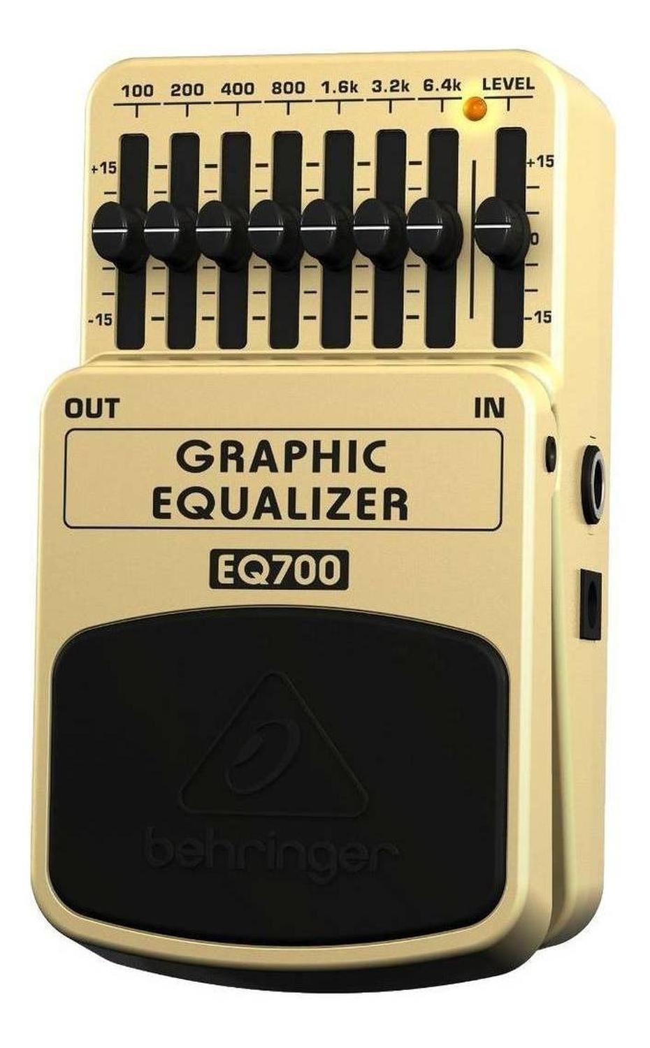 Pedal De Efecto Behringer Graphic Equalizer Eq700 Beige