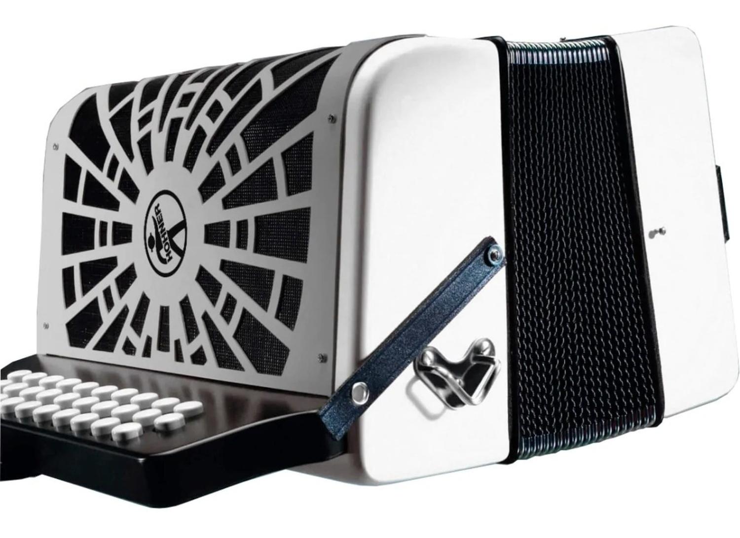 Hohner Compadre A48231 Acordeón Do 31 Boton 12 Bajos con funda