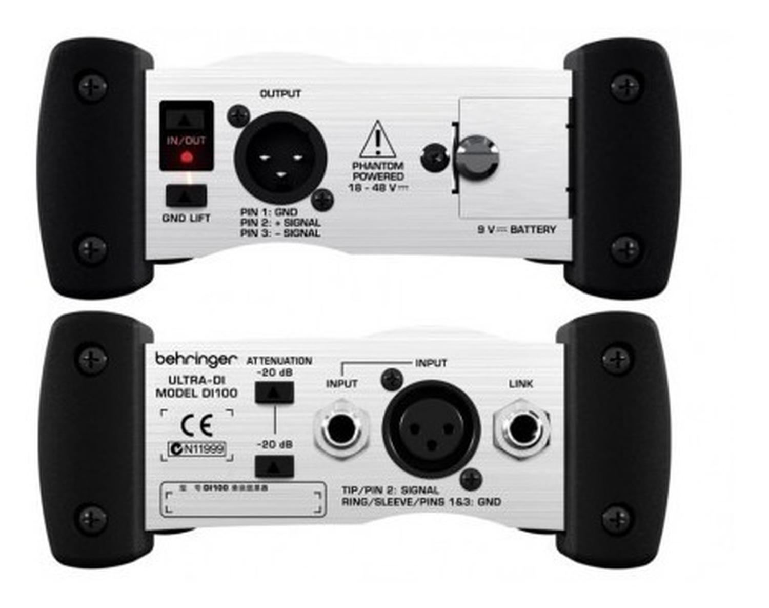 Behringer Caja Directa Profesional Activa Di100
