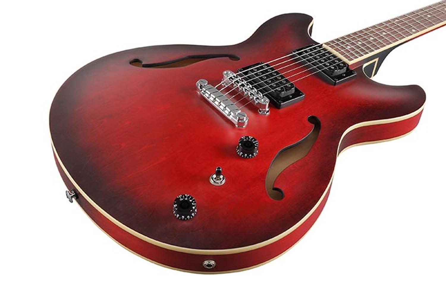 Ibanez As53-SRF Red Semi-Hollow Electric Guitar