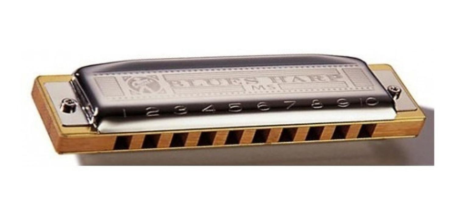 Hohner Blues Harp M533126x Armonica Silver Star Si Mayor