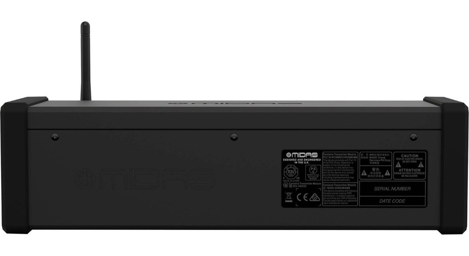 Midas Mr12 Mezcladora Digital Wifi 12 Canal Operación Remota