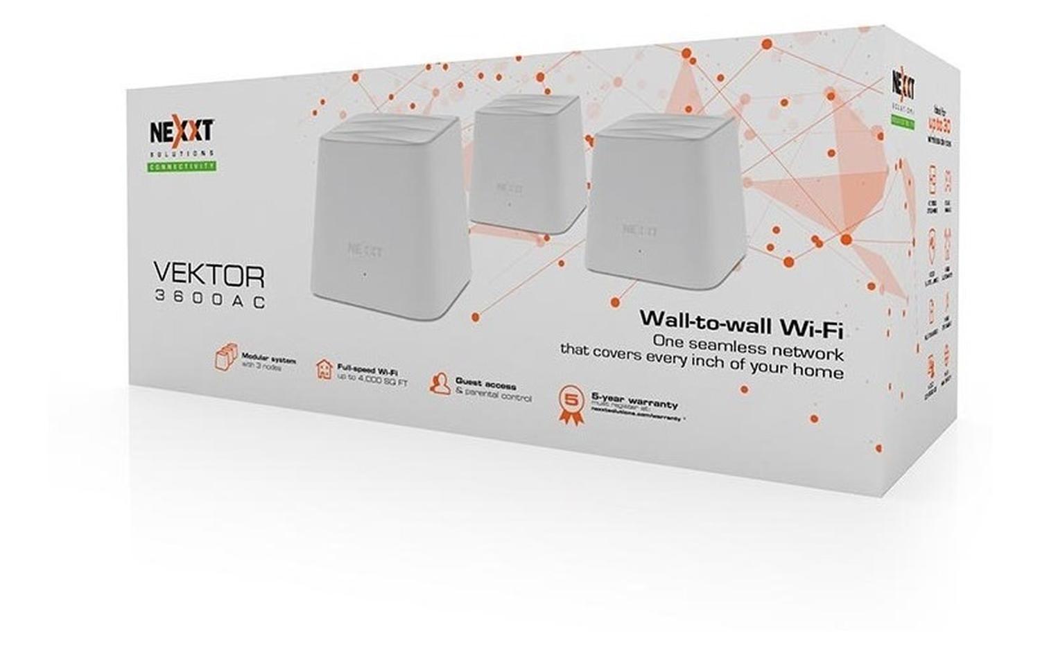 Nexxt Solutions Aefme904u1 Sistema Wifi Wireless Mesh 3 Nodo