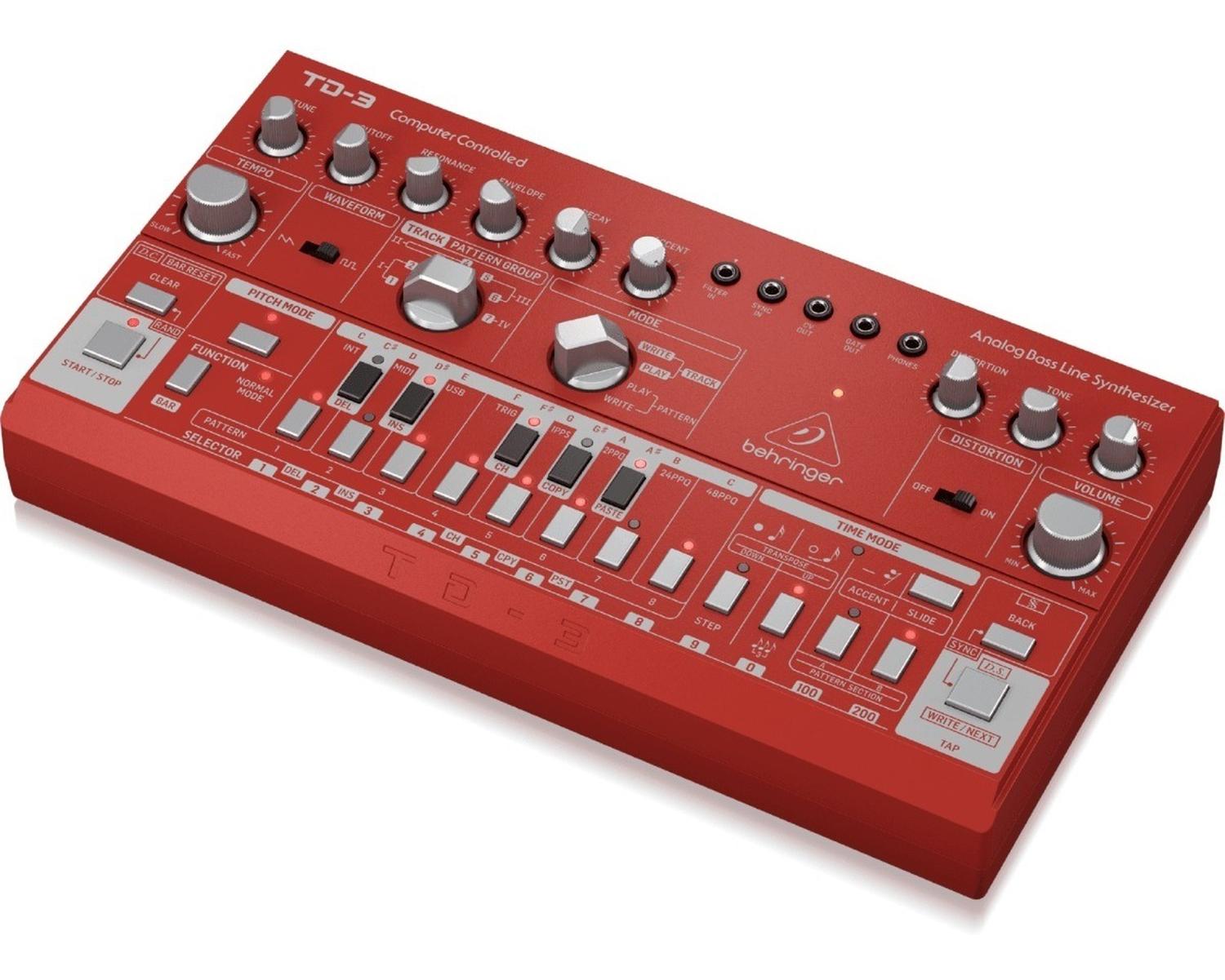 Behringer Td-3-rd Sintetizador Análogo Rojo