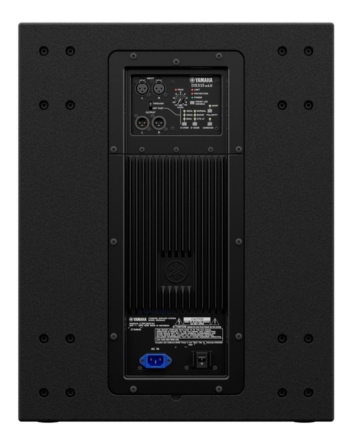 Torre Audio Yamaha Dbr15 Y Dxs15 Mkii 1000w Incluye Soporte