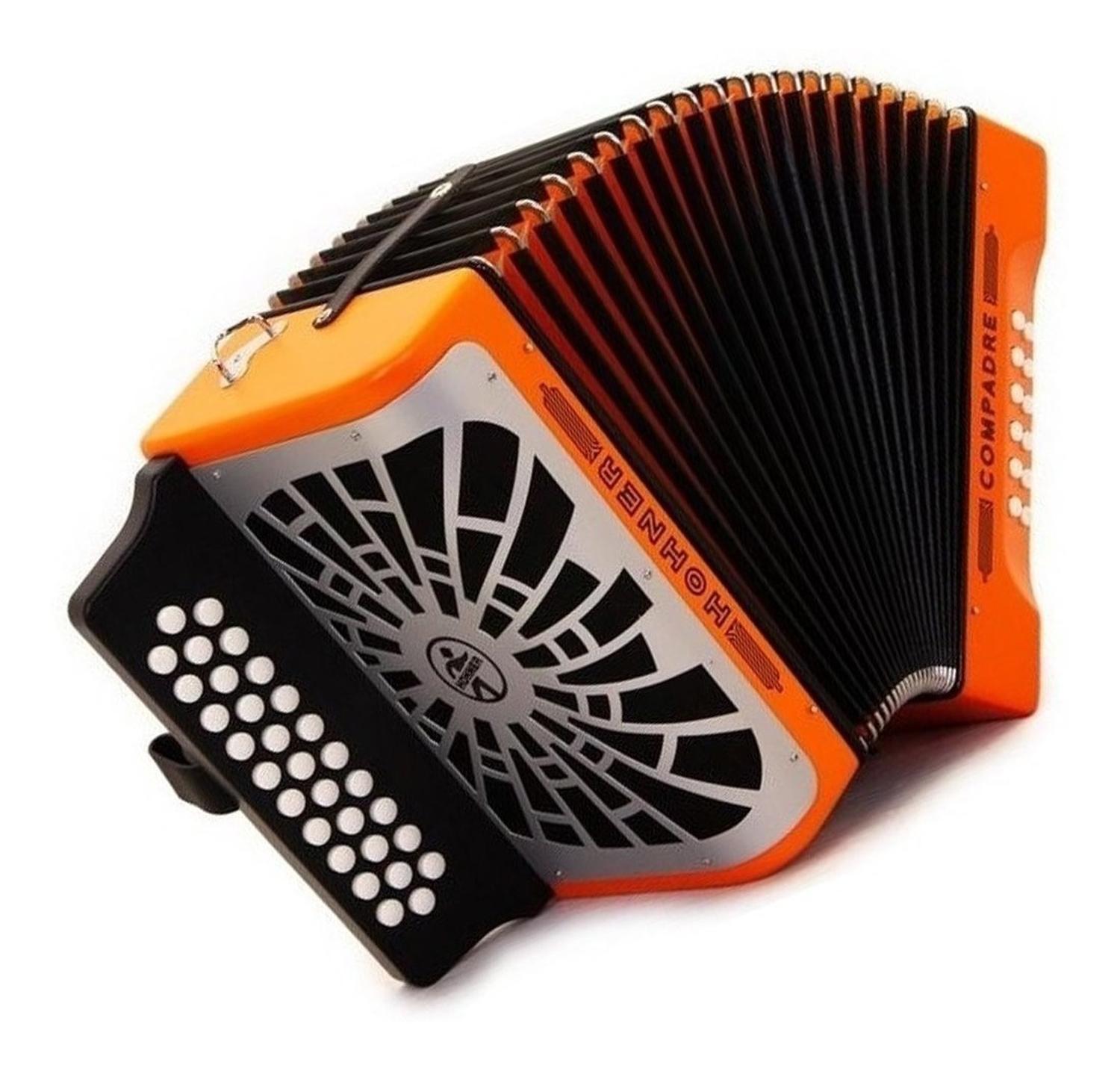 Hohner Compadre A48251 Acordeón Sol 31 Boton 12 Bajo C/funda