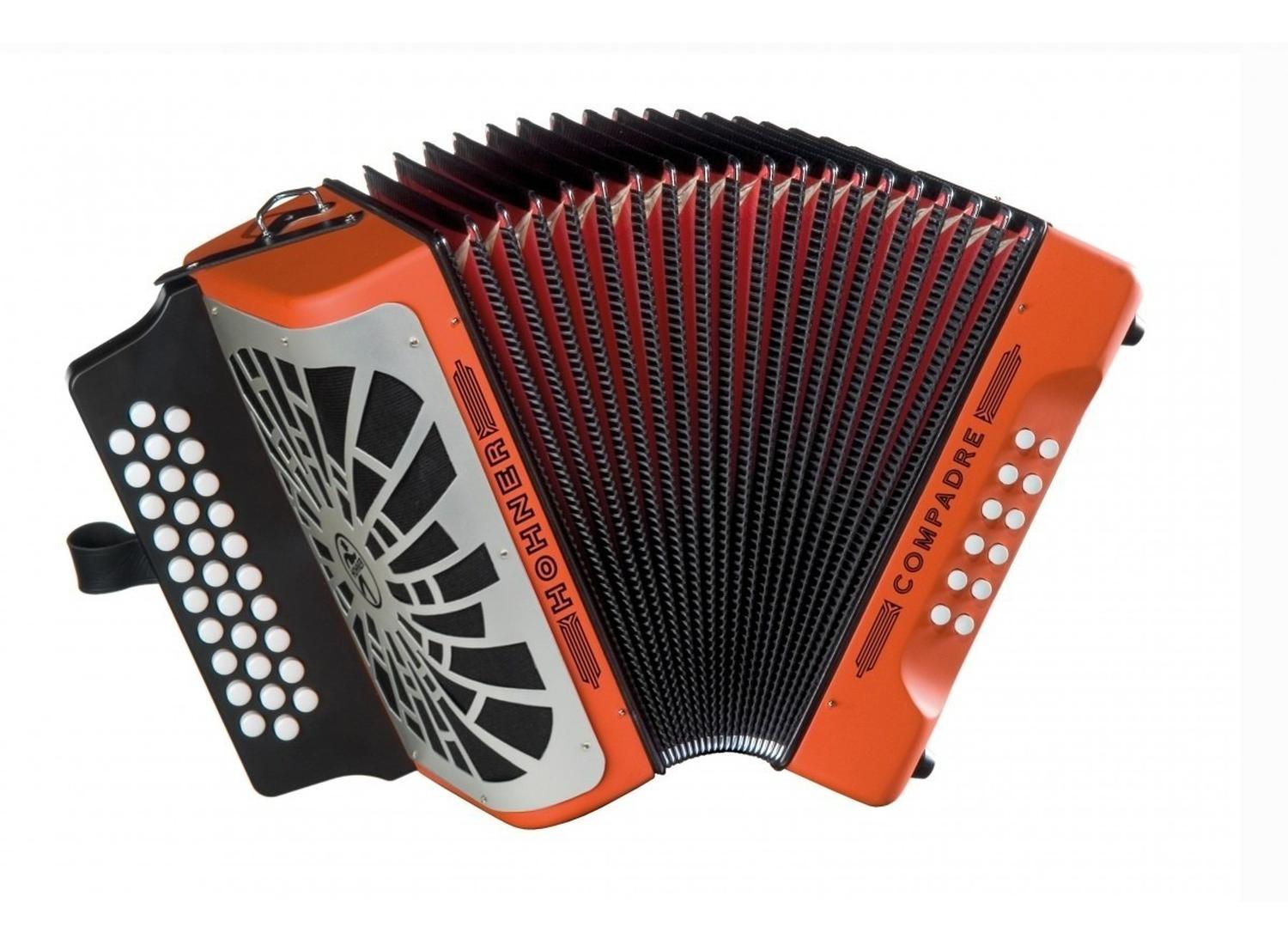 Hohner Compadre A48451 Acordeón Diatónico Fa-sib-mib C/funda