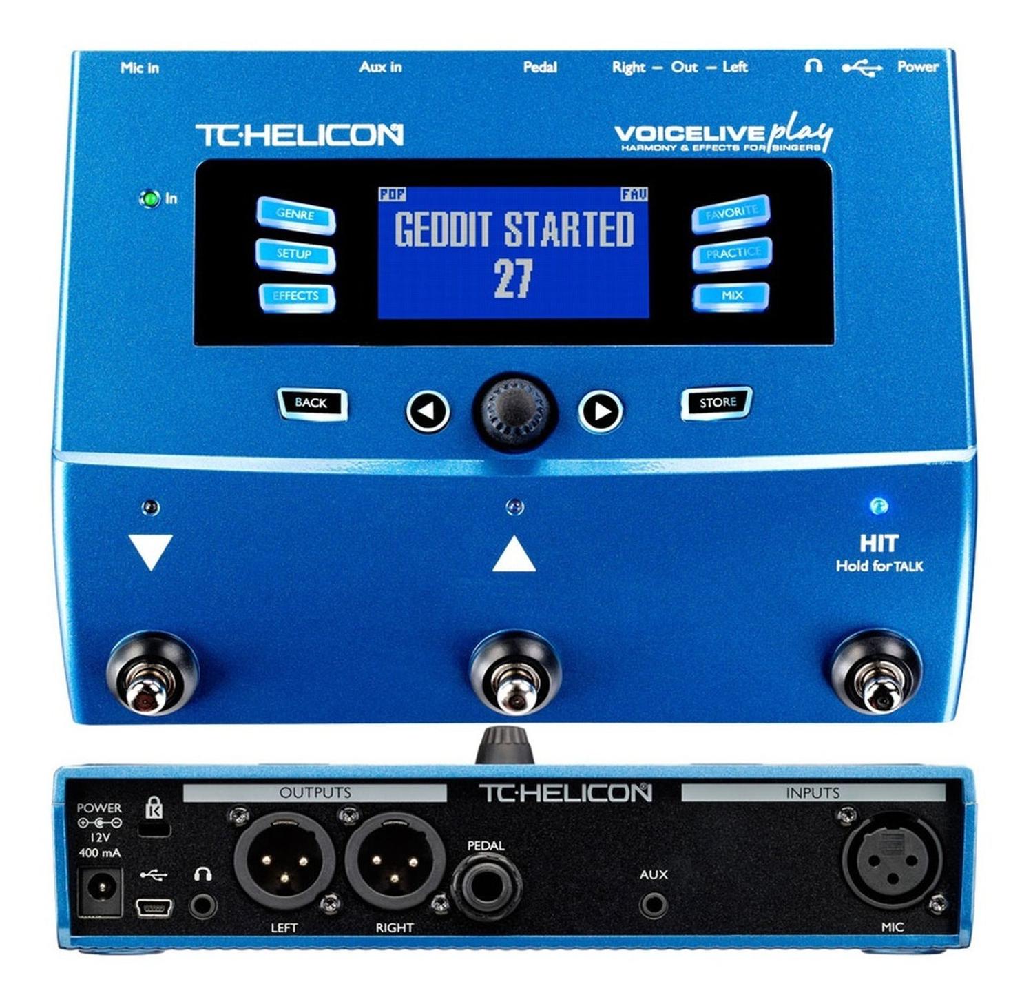 Tc Helicon Voice Live Play Procesador De Efectos Para Voz