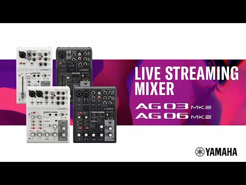Yamaha Mezcladora Ag06mk2 para Streaming en Vivo