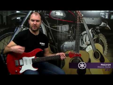 Guitarra Eléctrica Yamaha Pac212vqmtbs Sunburst Gloss
