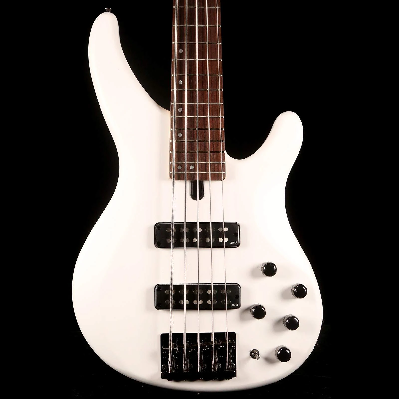 Yamaha TRBX505TLW Active-Passive 5-String Electric Bass - White