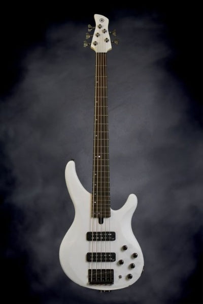 Yamaha TRBX505TLW Active-Passive 5-String Electric Bass - White