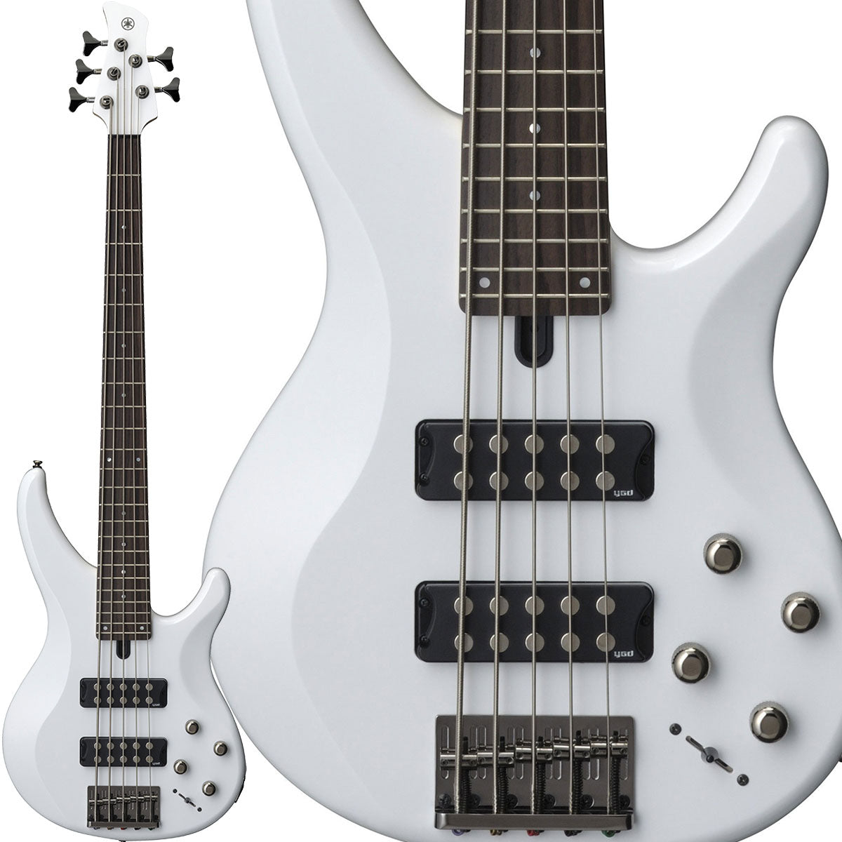 Bajo Eléctrico 5 Cuerdas Activo Yamaha TRBX305- Blanco