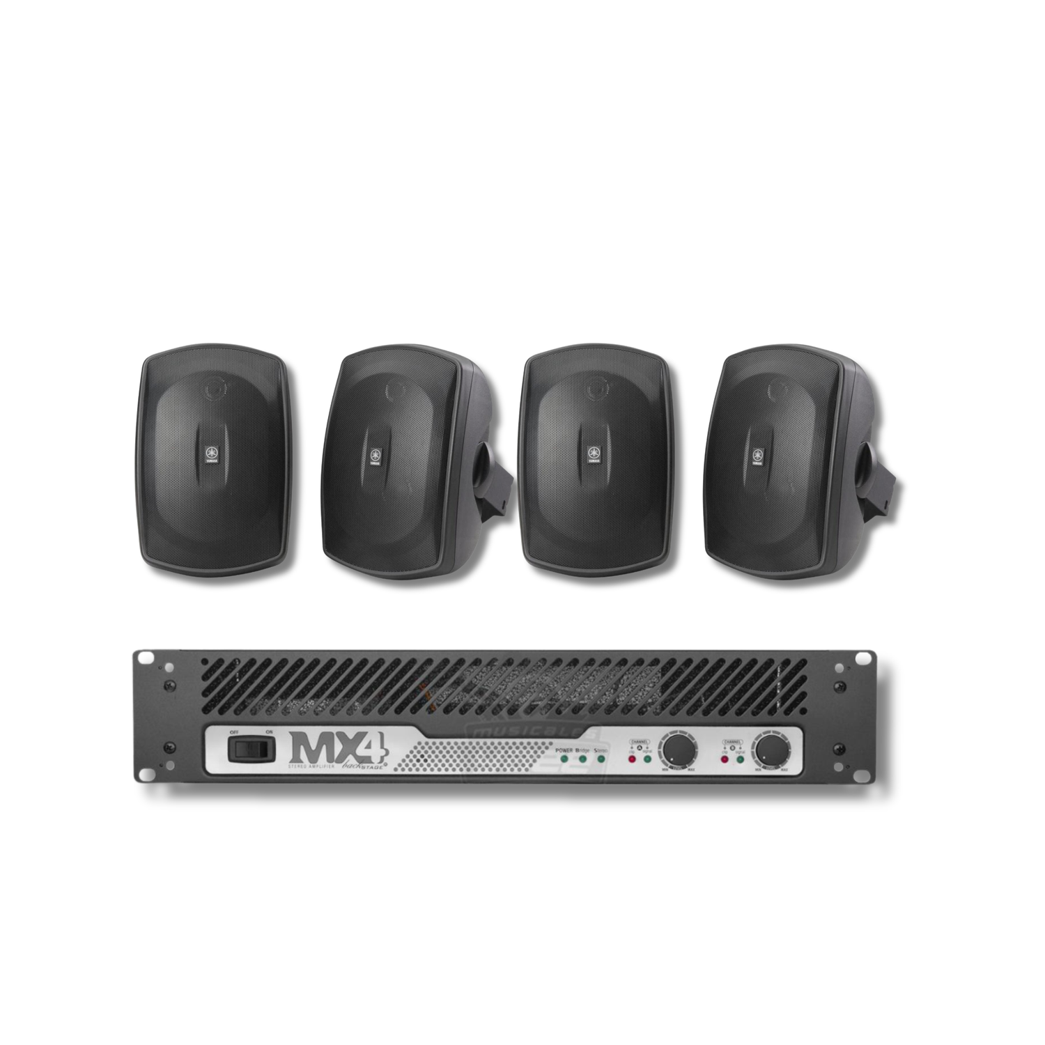 Paquete de instalación con 2 pares de Nsaw190 + Mx4 Backstage