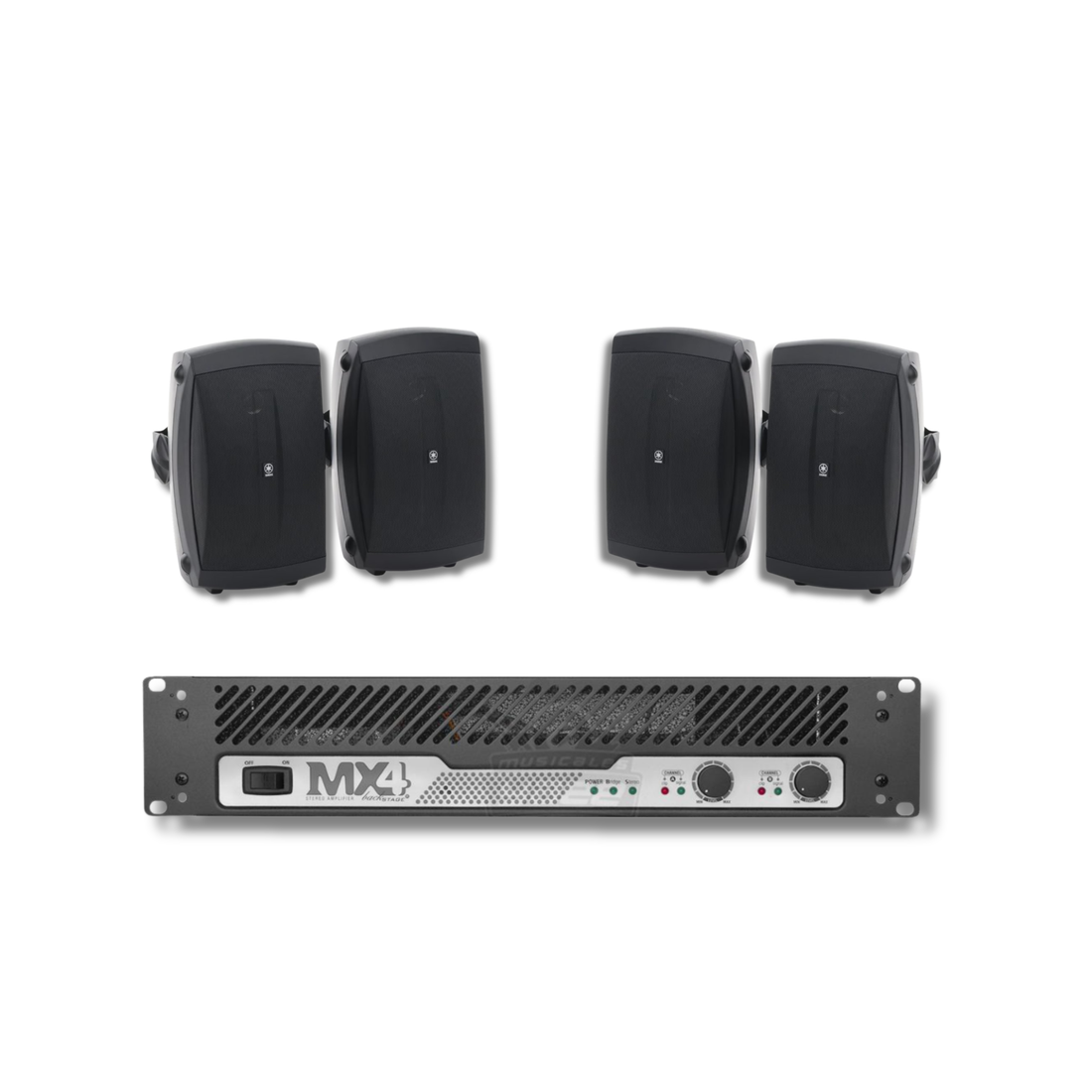 Paquete de instalación con 2 pares de Nsaw150 + Mx4 Backstage