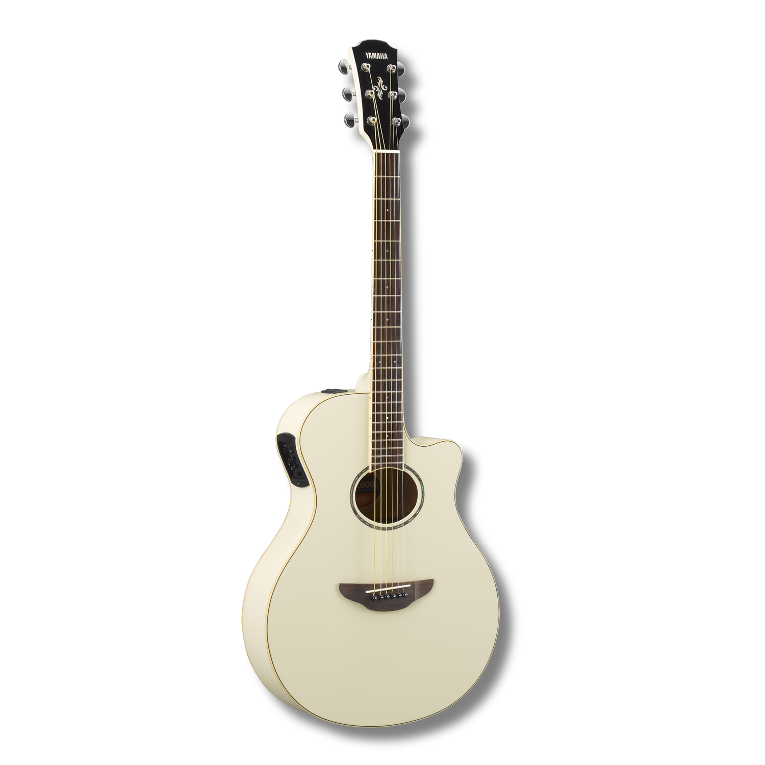 Yamaha Apx600 Guitarra Electroacústica Abeto Vintage White