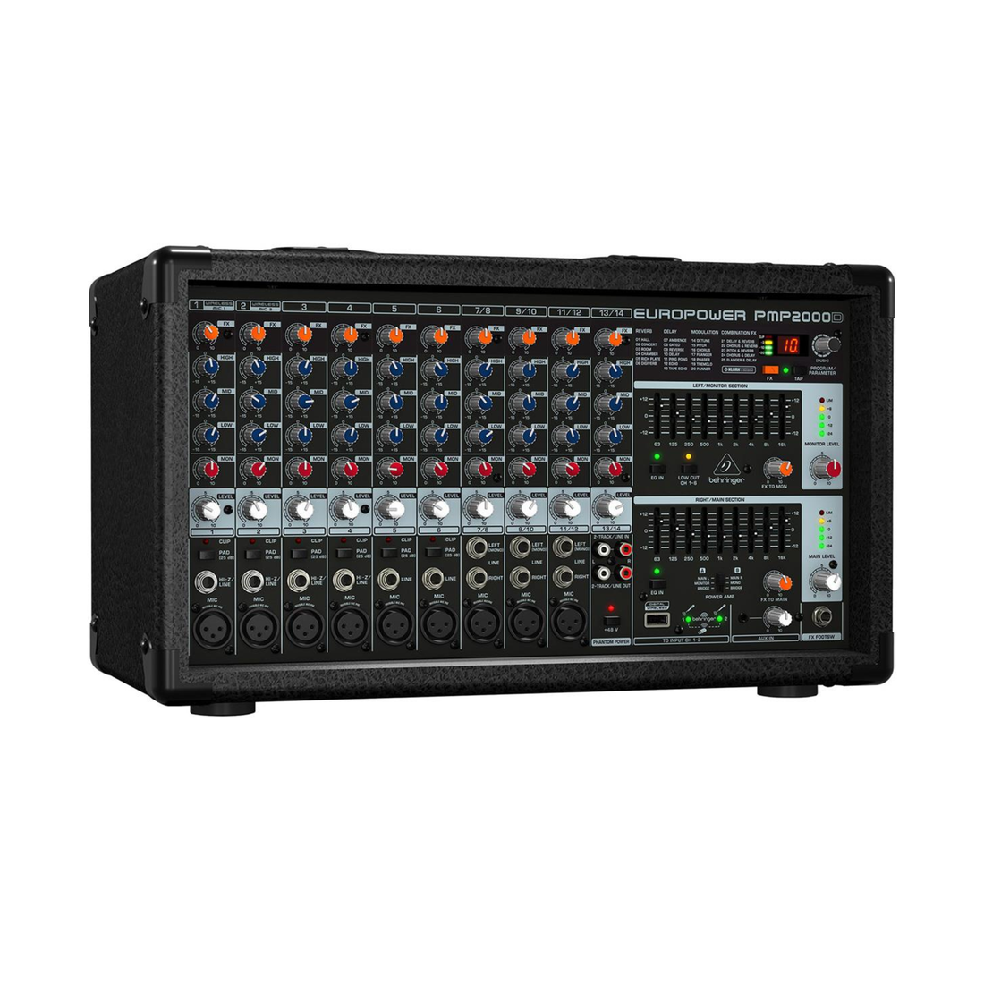 Behringer Pmp2000d 2000w 14-Channel Powered Console