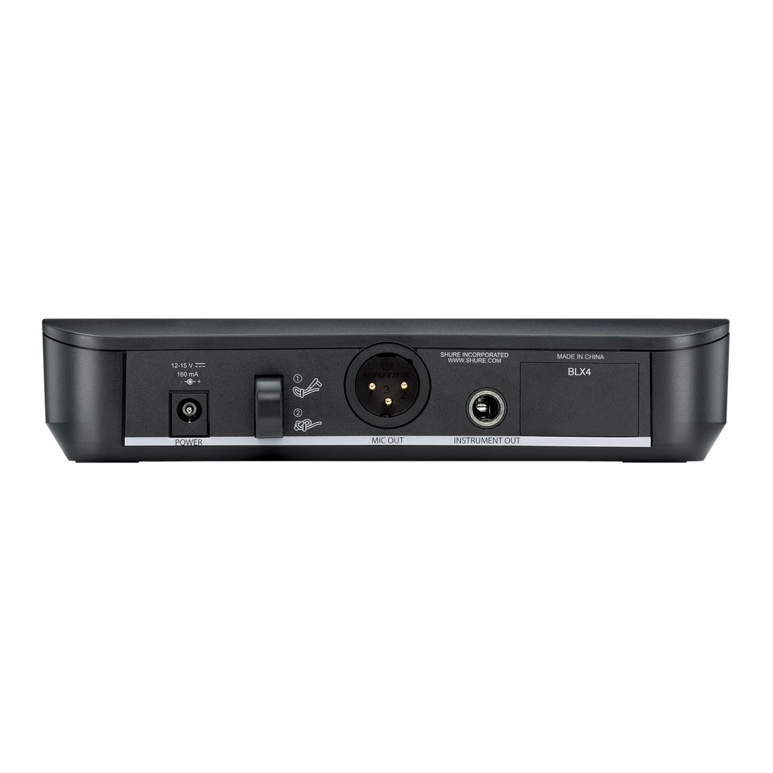 Wireless system with SHURE BLX24/SM58 handheld microphone for vocals 