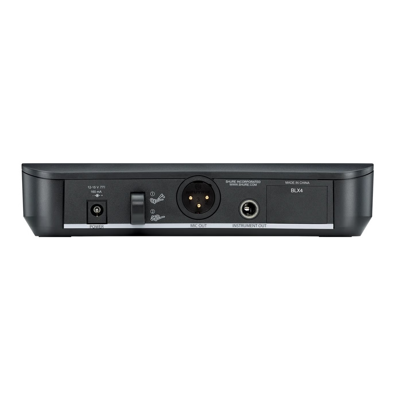 Wireless system with SHURE BLX24/SM58 handheld microphone for vocals 
