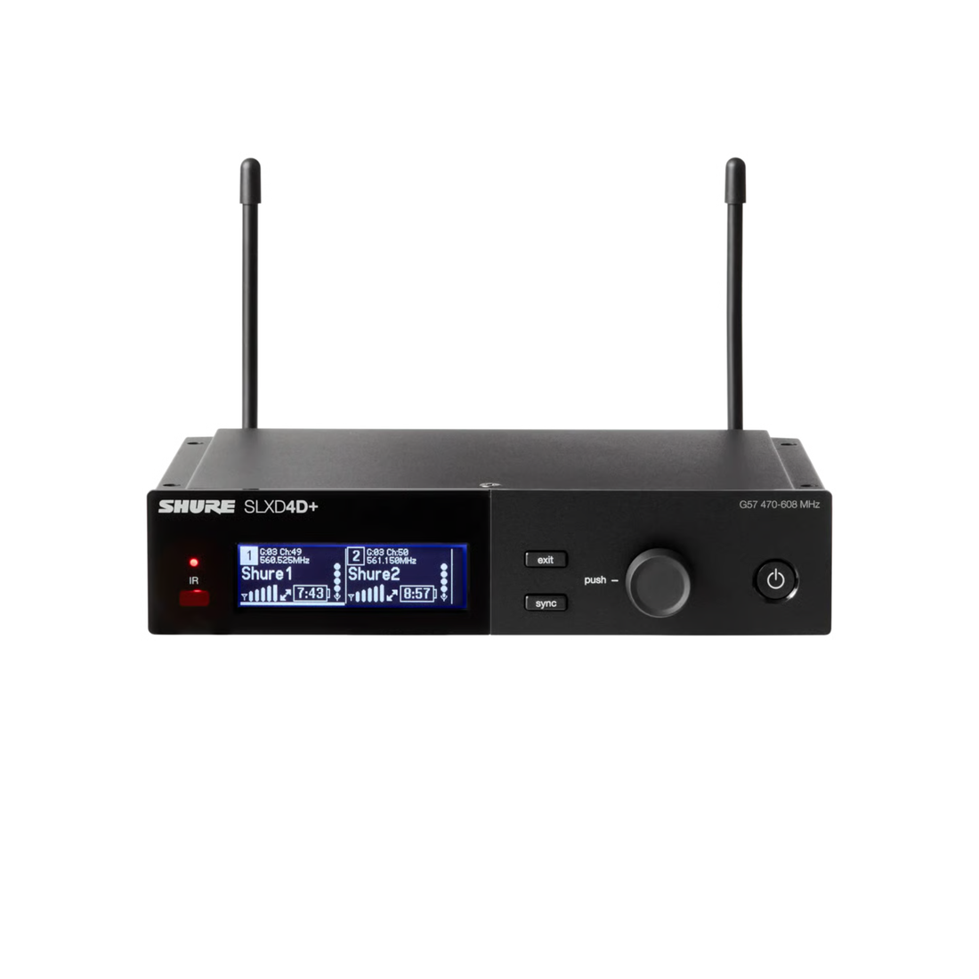 Sistema inalámbrico dual con 2 transmisores portátiles SLXD2+/58 Frecuencia G57