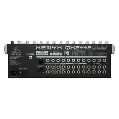 Mezcladora 24 Canales C/efectos Interfaz Behringer Qx2442usb