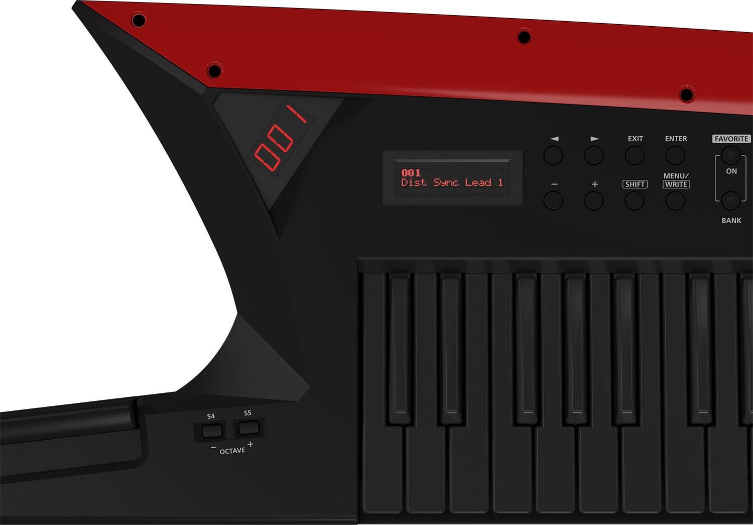 Roland AX-EDGE-B Keytar 49 Teclas Bluetooth Midi 500 Sonidos