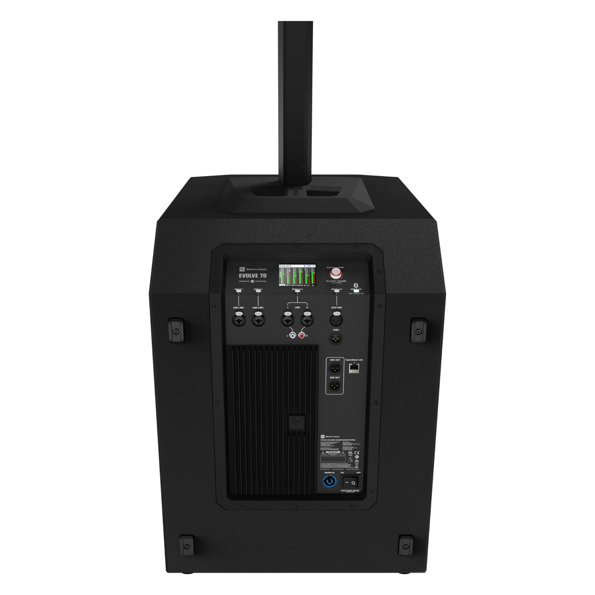 Electro-Voice Evolve 70 - Sistema de altavoces de 15 pulgadas, color negro