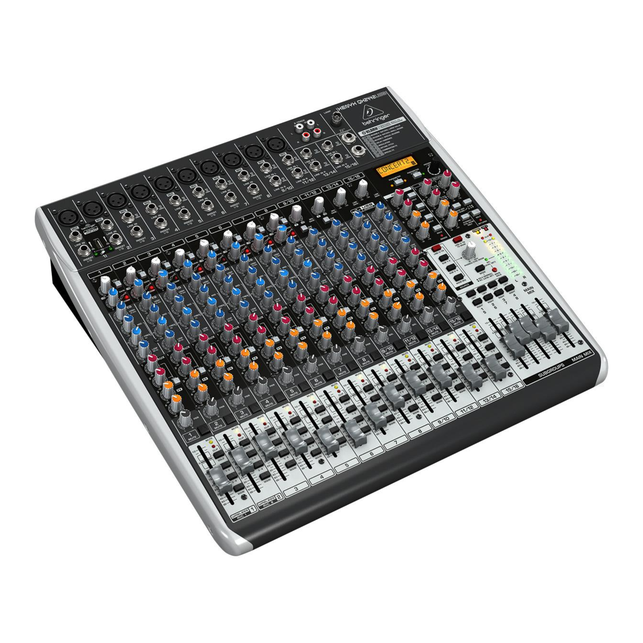 Mezcladora 24 Canales C/efectos Interfaz Behringer Qx2442usb