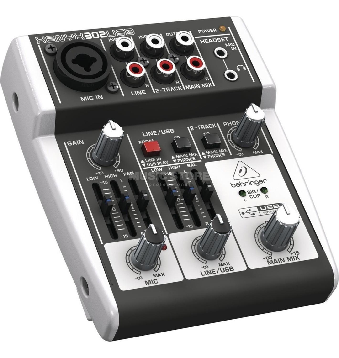 Behringer Mezcladora Interface Audio Xenyx 302usb