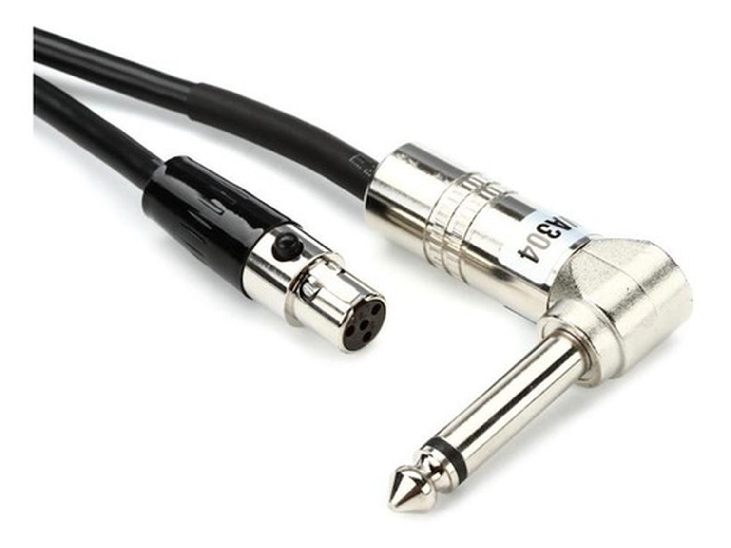 Cable De Instrumento Para Sistema Inalámbrico Shure Wa304