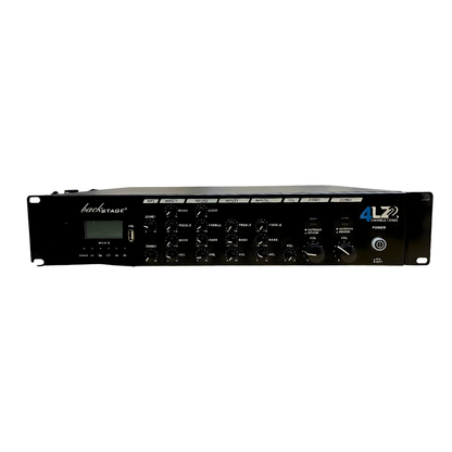 Amplificador BackStage 4LZ2 con Zonas Independientes, Bluetooth y MP3 – Oferta Especial Outlet