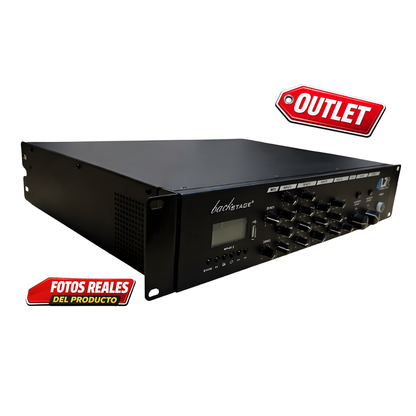 Amplificador BackStage 4LZ2 con Zonas Independientes, Bluetooth y MP3 – Oferta Especial Outlet