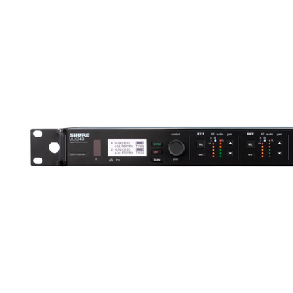 SHURE ULXD4D-G55 Receptor doble para sistema inalambrico digital serie ULXD