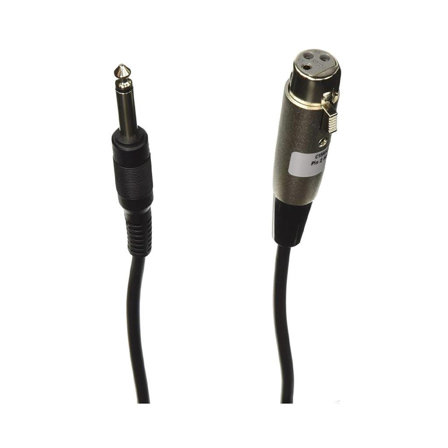 Shure C15AHZ Cable De 4.6m De XLR a Plug 1/4