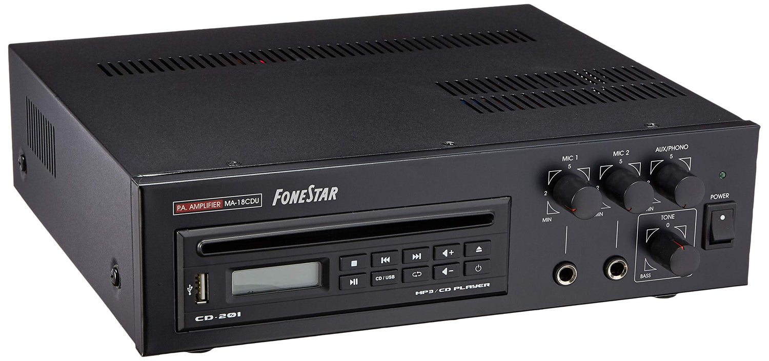 AMPLIFICADOR FONESTAR 18W CD/USB MA18CDU