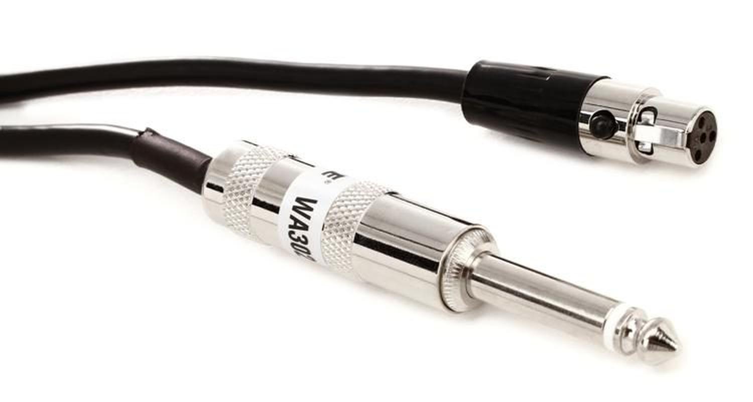 Shure Wa302 Cable De Instrumento De Jack De 6,3 Mm A Tqg
