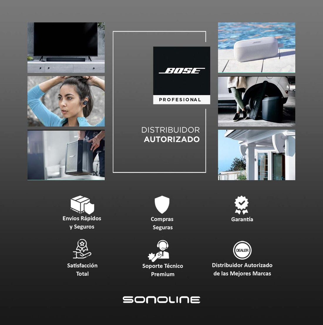 Bose S1 Pro+ Plus Bocina Portátil y 2 Transmisores Micrófono