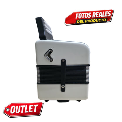 Hohner Acordeón A48431 "compadre" Fa-Sib-Mib con funda, Oferta especial Outlet