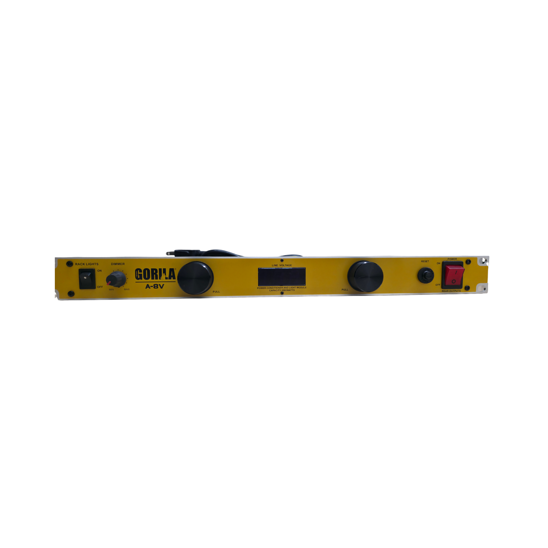 A8-V Centro de Carga Gorila con Voltímetro de 2000W, Outlet oferta especial
