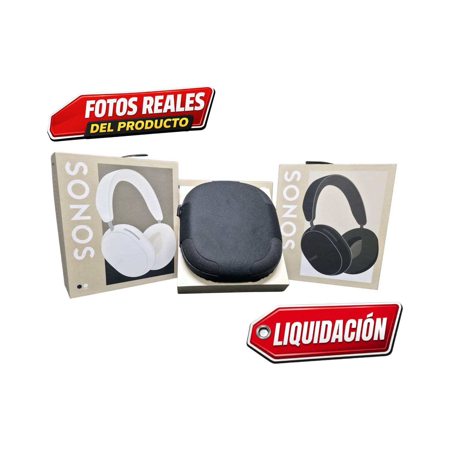 Sonos Ace Audífonos Bluetooth, 30hrs Batería en Color Negro, oferta de liquidación