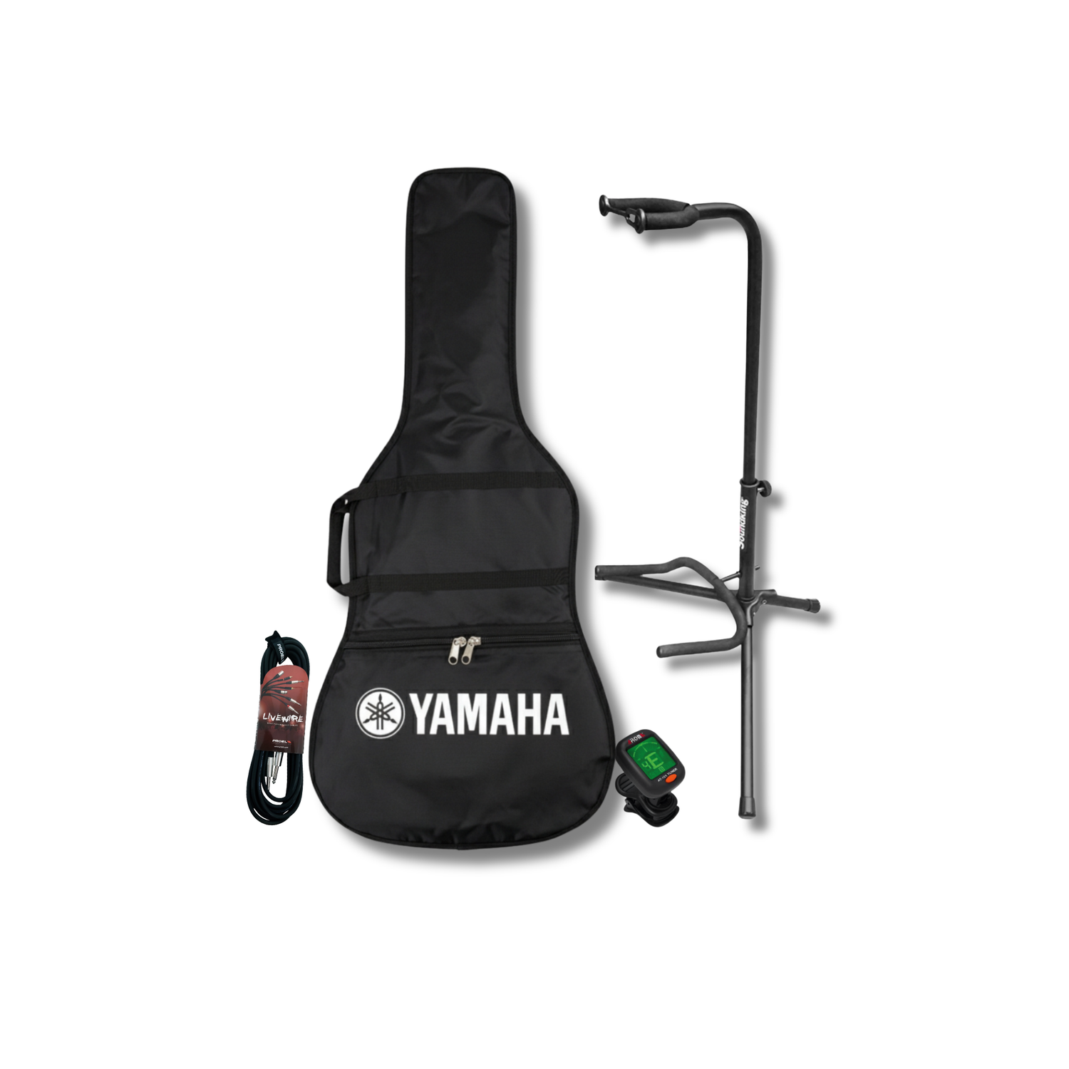 Yamaha Pac012bl Guitarra Electrica con Funda, Base, Cable y Afinador