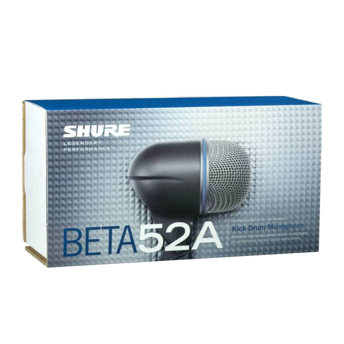 Shure BETA52A Kick Drum Microphone, Wired, XLR, Black