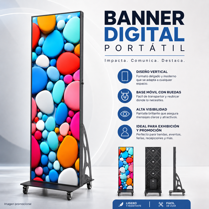 Banner Meitec Poster Led 2.5 Pitch Con Procesador Taurus TB40