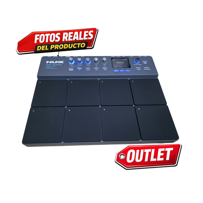 Nux Dp-2000 Modulo de Percusión 8 Pads, USB Programable, Outlet oferta especial