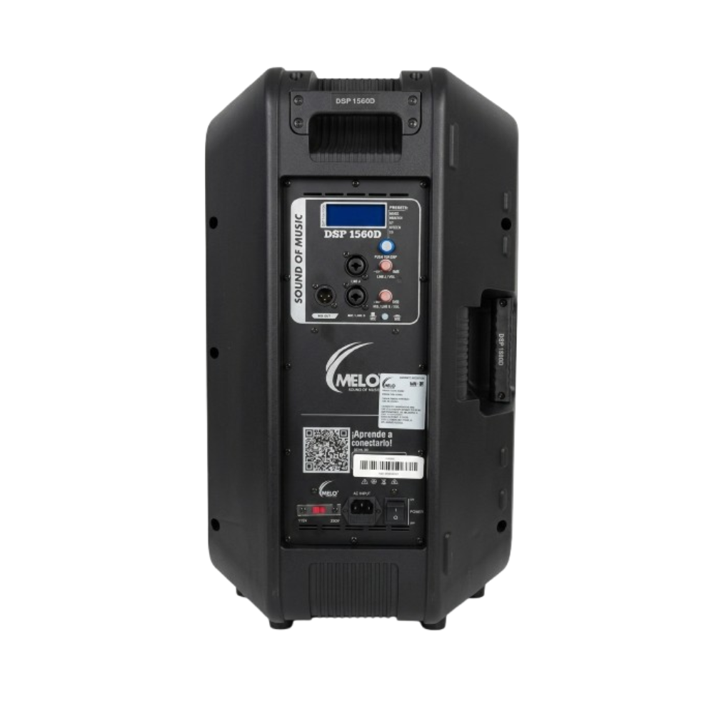 MELO DSP1560D Bafle Amplificado 15" 600W RMS – Oferta Especial Outlet