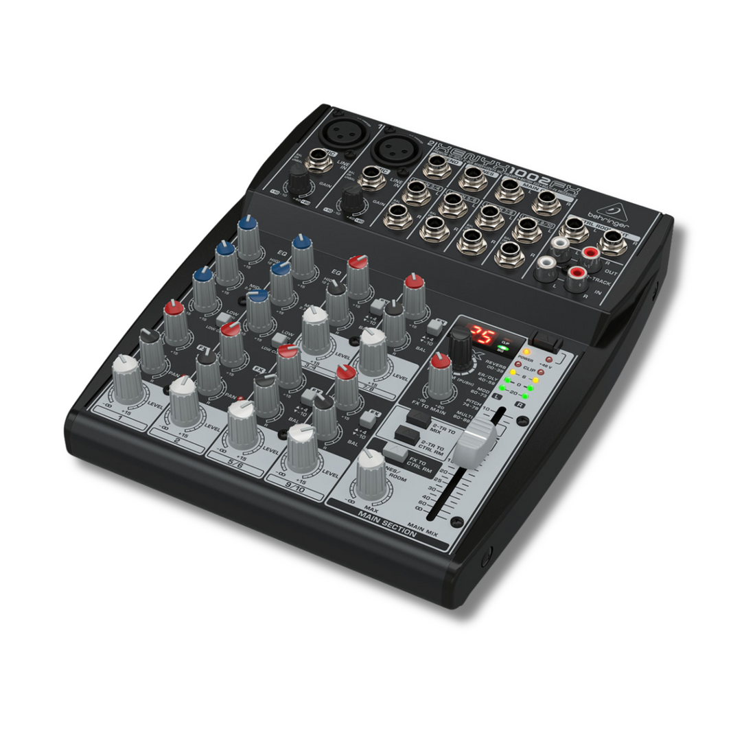 Behringer XENYX 1002SFX Mezcladora de 10 Canales con Efectos